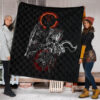 Berserk Anime Premium Quilt - Main Characters Dark Black Sun Artwork Quilt Blanket 1