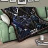 Black Spider Man Premium Quilt Blanket Movie Home Decor Custom For Fans 17