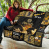 Black Velvet Quilt Blanket All I Need Is Whisky Gift Idea 11