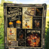 Black Velvet Quilt Blanket Whiskey Inspired Me Funny Gift 5