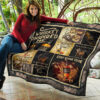 Black Velvet Quilt Blanket Whiskey Inspired Me Funny Gift 11