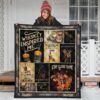 Black Velvet Quilt Blanket Whiskey Inspired Me Funny Gift 3