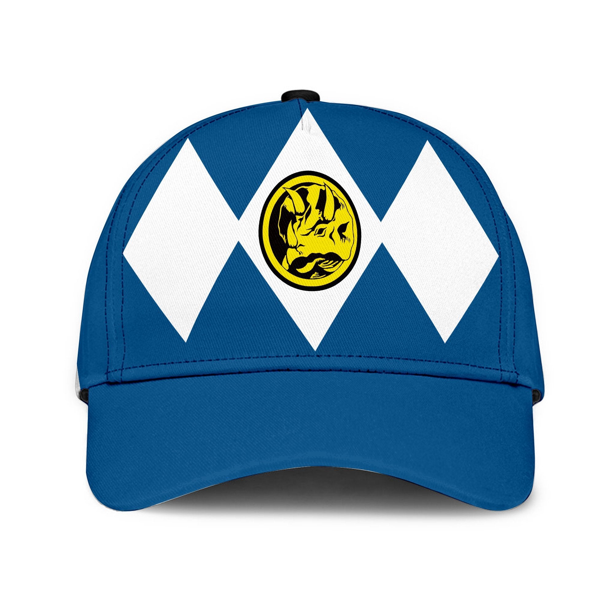 Blue Mighty Morphin Power Rangers Custom Name Cap