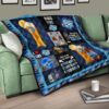 Blue Moon Quilt Blanket Funny Gift For Beer Lover 9