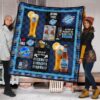 Blue Moon Quilt Blanket Funny Gift For Beer Lover 1