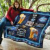 Blue Moon Quilt Blanket Funny Gift For Beer Lover 5