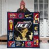 Bud Ice Quilt Blanket Beer Lover Funny Gift Idea 3