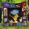 Bud Light Quilt Blanket Beer Lover Funny Gift Idea 1