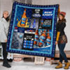 Bud Light Quilt Blanket Funny For Beer Lover 1