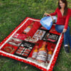 Budweiser Quilt Blanket Funny Gift Idea For Beer Lover 9