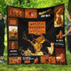 Bulleit Bourbon Quilt Blanket All I Need Is Whisky Gift Idea 1
