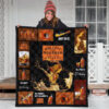 Bulleit Bourbon Quilt Blanket All I Need Is Whisky Gift Idea 3