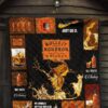 Bulleit Bourbon Quilt Blanket All I Need Is Whisky Gift Idea 7