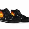 Calcifer Sneakers Howl Moving Castle High Top Shoes Fan Gift 1