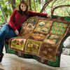 Camping Quilt Blanket Funny Gift For Camping Lover 11