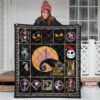 Characters In The Nightmare Before Christmas Premium Quilt Blanket Cartoon Home Decor Custom For Fans 3