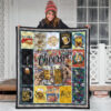 Cheers Drinking Beer Premium Quilt Blanket Hobby Home Decor Custom For Fans 1