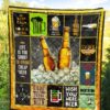 Cheers Drinking Beer Premium Quilt Blanket Hobby Home Decor Custom For Fans 5