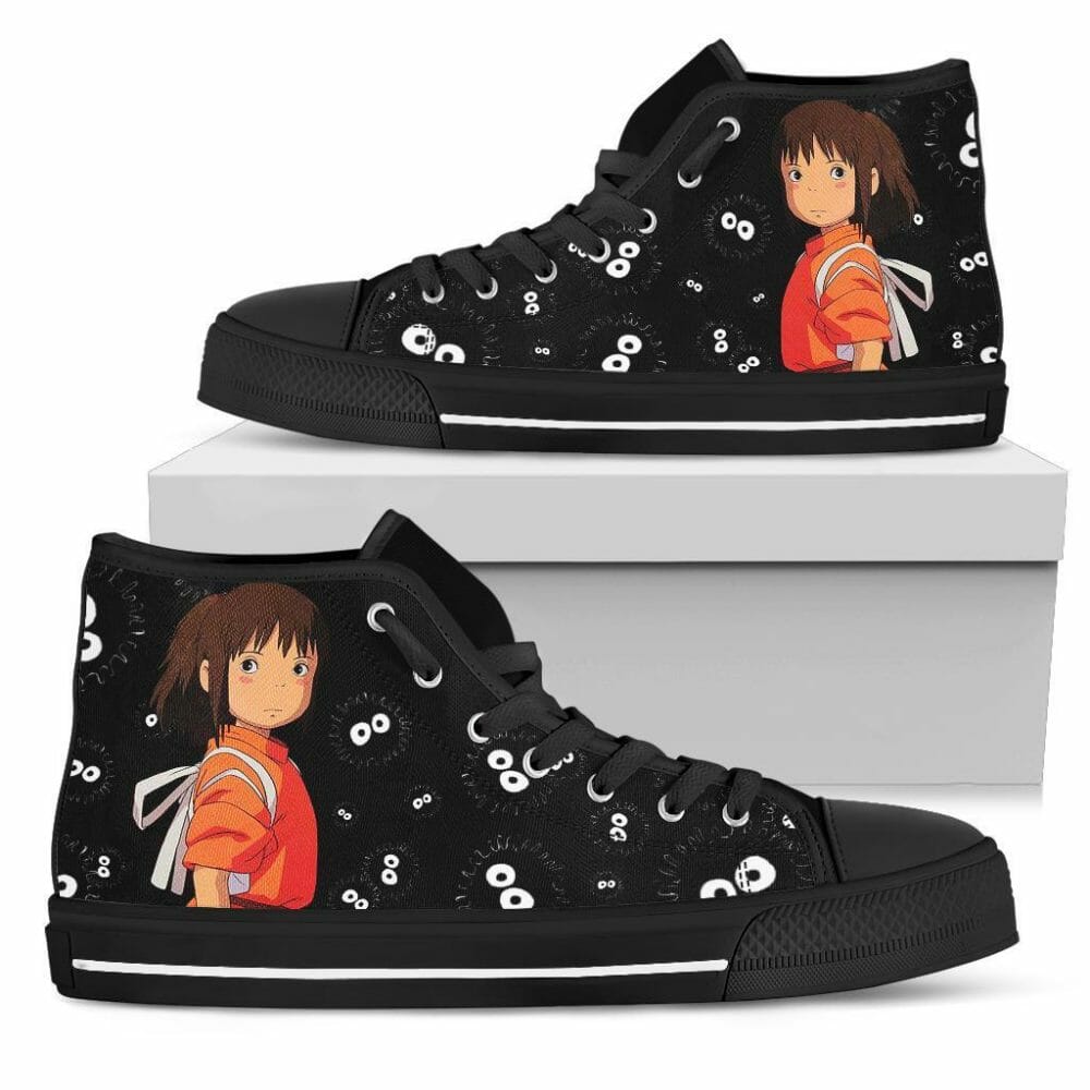 Chihiro Spirited Away Sneakers Ghibli High Top Shoes Fan Gift