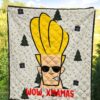 Christmas Premium Quilt | Cool Johnny Bravo Wow Xmamas Patterns Quilt Blanket 5