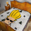 Christmas Premium Quilt | Cool Johnny Bravo Wow Xmamas Patterns Quilt Blanket 19