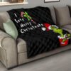 Christmas Premium Quilt | Grinch Love Merry Christmats Candy Cane And Bomb Quilt Blanket 15