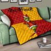 Christmas Premium Quilt | Grinchffindor Grinch Hogwarts Gryffindor Red Yellow Quilt Blanket 17