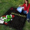 Christmas Premium Quilt | Grinchmat Grinch Stealing Xmas Artwork Quilt Blanket 9