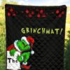 Christmas Premium Quilt | Grinchmat Grinch Stealing Xmas Artwork Quilt Blanket 5