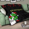 Christmas Premium Quilt | Grinchmat Grinch Stealing Xmas Artwork Quilt Blanket 17