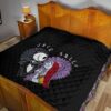 Christmas Premium Quilt - Jack And Sally Love Big Two Half Heart Quilt Blanket 19