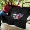 Christmas Premium Quilt - Jack And Sally Love Big Two Half Heart Quilt Blanket 11