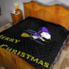 Christmas Premium Quilt | Merry Christmas Snoopy Witch Flying Broom Quilt Blanket 19