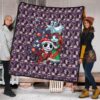 Christmas Premium Quilt | Nightmare Before Christmas Cartoon Jack And Sally Xmas Clothes Patterns Quilt Blanket 1