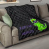 Christmas Premium Quilt | Reptar Wishes Green Dinosaur T-Rex Quilt Blanket 15