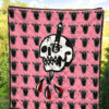 Christmas Premium Quilt | RIP Knife Through Skull Coffin Patterns Quilt Blanket 5