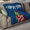 Christmas Premium Quilt | Step By Step Grinch Stealing Xmas Quilt Blanket 15