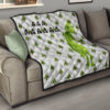 Christmas Premium Quilt | The Grumpy Grinch Drink Coffee Xmas Tree Patterns Quilt Blanket 15