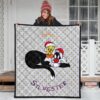 Christmas Premium Quilt | Tweety Sitting On Sylvester Star Patterns Quilt Blanket 3