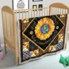 Colorful What a Wonderful World Sunflower Quilt Blanket Gift 23