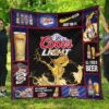 Coors Light Quilt Blanket All I Need Is Beer Funny Gift 1