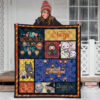 Cute Harry Potter Quilt Blanket Chibi Style Harry Potter Blanket Bedding 3