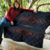 Cypher Magic Square Patterns Premium Quilt Blanket 11