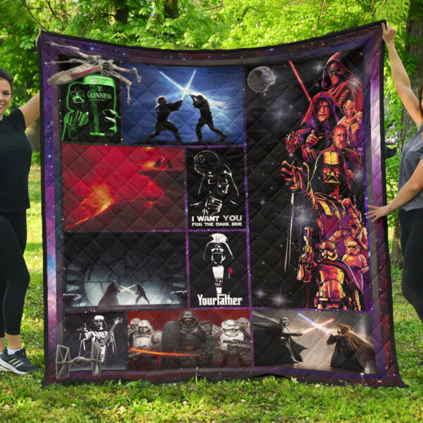 Darth Vader Star Wars Premium Quilt Blanket Movie Home Decor Custom For Fans