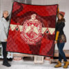 Delta Sigma Theta Premium Quilt Blanket Sorority Home Decor Custom For Fans 1