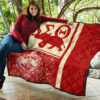 Delta Sigma Theta Premium Quilt Blanket Sorority Home Decor Custom For Fans 11