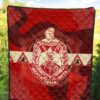 Delta Sigma Theta Premium Quilt Blanket Sorority Home Decor Custom For Fans 5