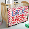 Don't Look Back Red Heart Patterns Premium Quilt Blanket 21