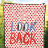 Don't Look Back Red Heart Patterns Premium Quilt Blanket 5