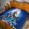 Dragon Ball Anime DB Goku Vs Villains Blue Sky Theme Premium Quilt Blanket 19